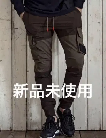 [ 미사용 새상품 ] 카파 카파 절개 카고 조거 팬츠