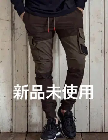 [ 미사용 새상품 ] 카파 카파 절개 카고 조거 팬츠