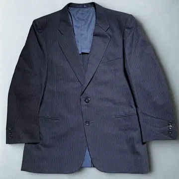 [새상품급] 네이비 가는 스트라이프 테일러드 자켓 수트 블레이저
