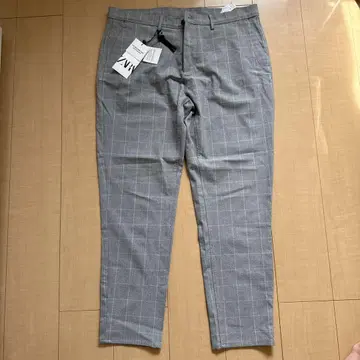 ZARA THE MELANGE PANT 체크 무늬 슬랙스 46