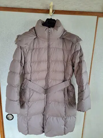 UNIQLO 후드 부착 롱 다운 자켓