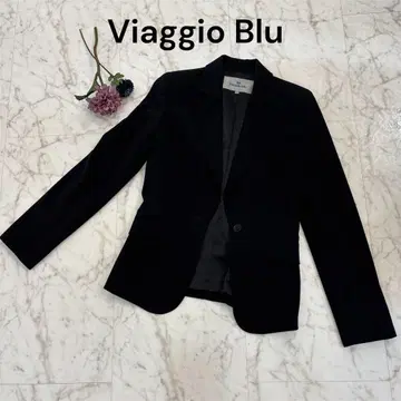 Viaggio Blu 블랙 테일러드 자켓 사이즈 2 (9호)