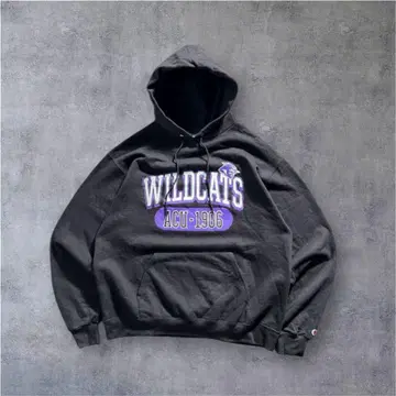 USA 규격 champion 챔피온 후드티 풀오버 스포츠 블랙