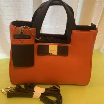 dazzlin 오렌지 핸드백