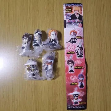 블리치 마스코트 호정 13대 편 제1탄 전 5종 세트 내부 가방 미개봉