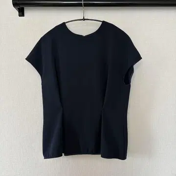 Demi-Luxe BEAMS 네이비 반팔 상의