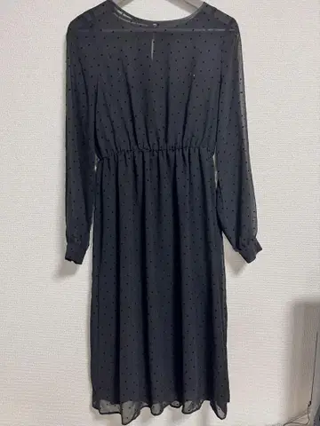 유나이티드 애로우즈 원피스 시어 포멀 블랙