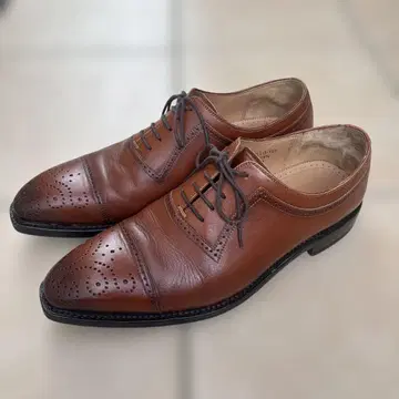 [ SUIT SELECT ] 천연 가죽 브라운 레더 윙팁 비즈니스