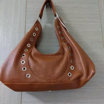 FURLA 브라운 가죽 숄더백