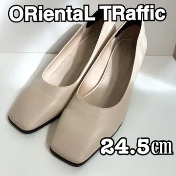 Oriental Traffic 베이지 펌프스 24.5cm
