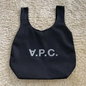 새상품 A.P.C 아페쎄 로고 메쉬 쇼핑백 토트백