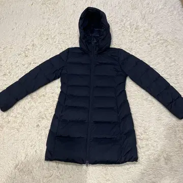 UNIQLO 후드 부착 다운 자켓 M 네이비