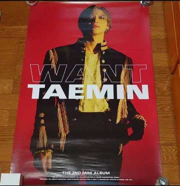 TAEMIN 태민 WANT 포스터