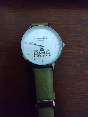 Hamming Bird cafe 수박펭귄 팬더 콜라보 손목시계