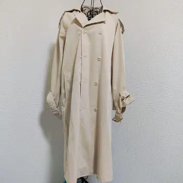 SHEIN 택 포함 새상품 베이지 트렌치코트 롱 기장
