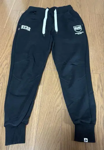 SY32 스웨트 팬츠 조거 팬츠 블랙 XS
