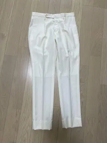 INCOTEX 화이트 슬랙스