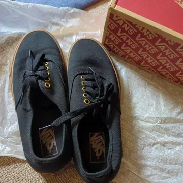 VANS 블랙 스니커즈