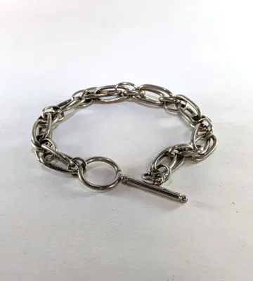 실버 925 더블 링크 체인 팔찌