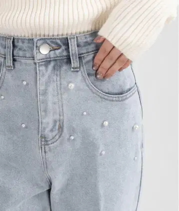 RANDA 펄/비쥬 디자인 데님