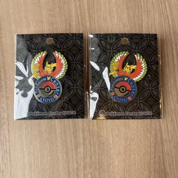 포켓몬 센터 교토 핀 배지 2개 세트