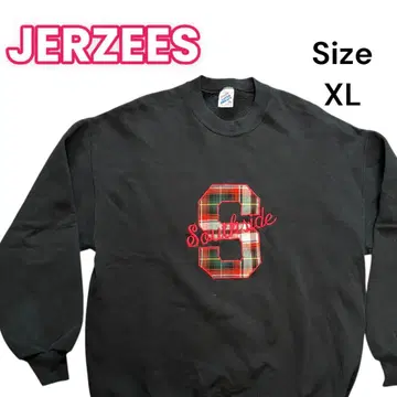 [ USA 구제 의류 ] JERZEES 저지 와펜 자수 맨투맨