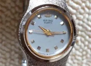 [ 작동품 ] SEIKO 여성용 손목시계 쿼츠 실버 컬러