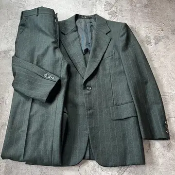 [ 최저가 ] vintage 셋업 울 스트라이프 수트 테일러드