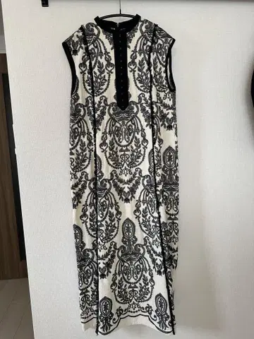 AmeriVintage 아메리 슬리브리스 린넨 롱 원피스