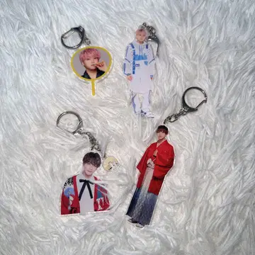 7m!n 시로가네 린타로 아크릴 키링 봉제 인형
