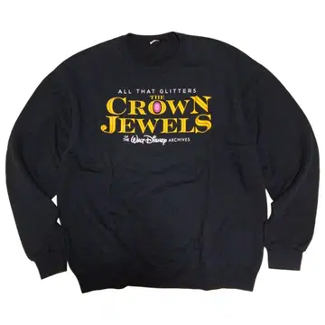 CROWN JEWELS WALT DISNEY ARCHIVE 맨투맨 블랙
