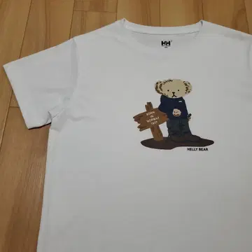 새상품급 헬리한센 헬리베어 프린트T셔츠