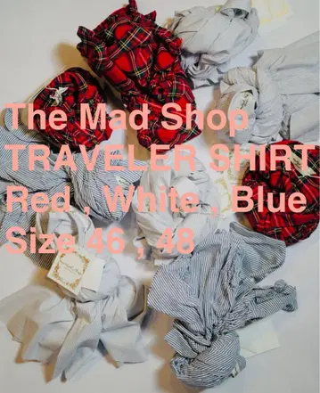 The Mad Shop TRAVELER SHIRT 사이즈 48 blue