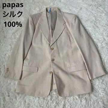 papas 파파스 실크 100% 자켓