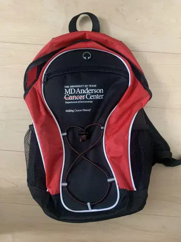 MD Anderson Cancer Center 백팩 빨간색/블랙