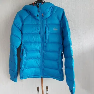 Lowe alpine 후드 부착 다운 자켓 파랑