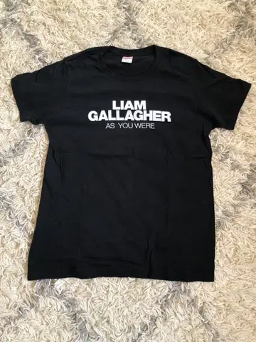 Liam Gallagher 2018년 투어 T셔츠 L 사이즈 블랙