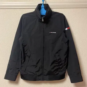 HILFIGER 블랙 나일론 자켓