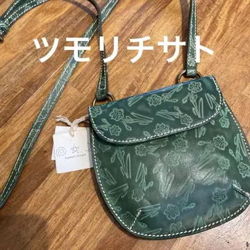 [ 새상품 미사용 ] tsumori chisato 꽃무늬 가죽 숄더백