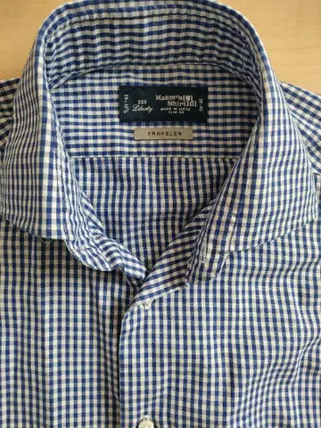 가마쿠라 셔츠 Maker's Shirt TRAVELER 체크 셔츠