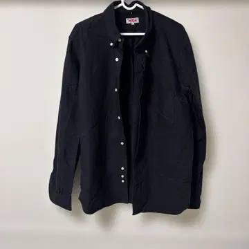JELAD 블랙 버튼 다운 셔츠 XL