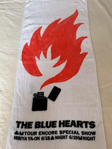 THE BLUE HEARTS 볼록 TOUR 앙코르 쇼 타월