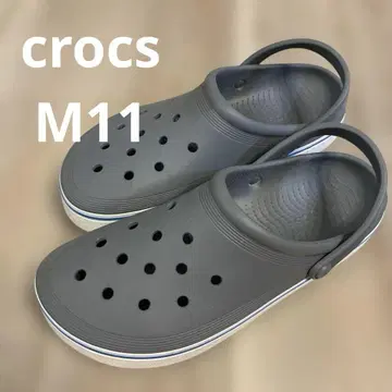 그레이 샌들 crocs M 11 29cm