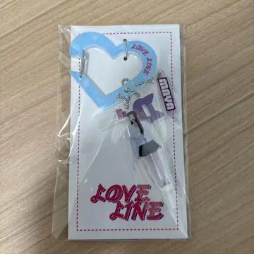 NiziU LOVE LINE 마야 미니 아크릴 스탠드 부착 카라비너