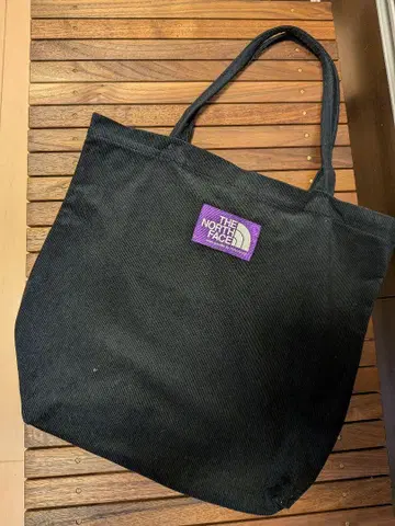THE NORTH FACE 퍼플 라벨 코듀로이 토트백 블랙