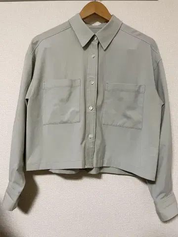 green label relaxing 크롭 기장 셔츠 긴팔