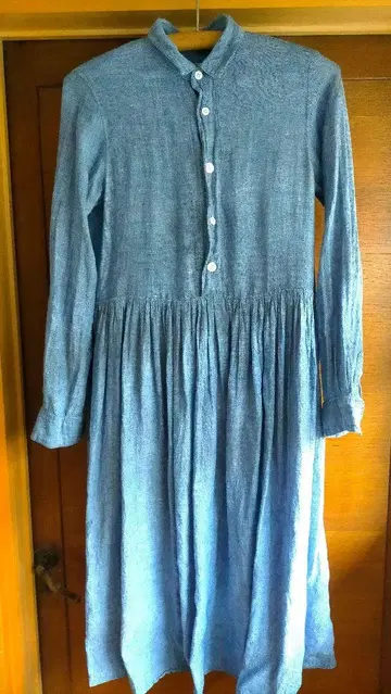 올드맨즈테일러 린넨 셔츠 원피스