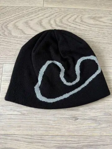 JIEDA J LOGO 비니 니트캡 니트 모자 블랙
