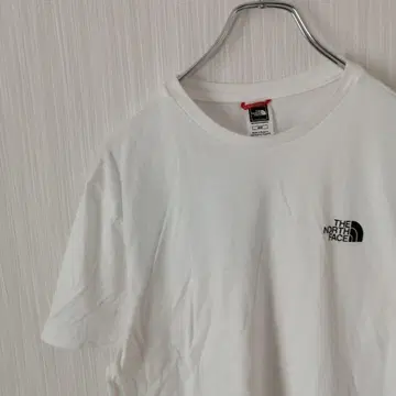 THE NORTH FACE 반팔 티셔츠 반팔 로고 화이트