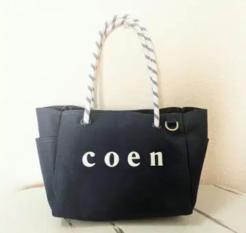 [ 새상품급 ] coen 네이비 토트백